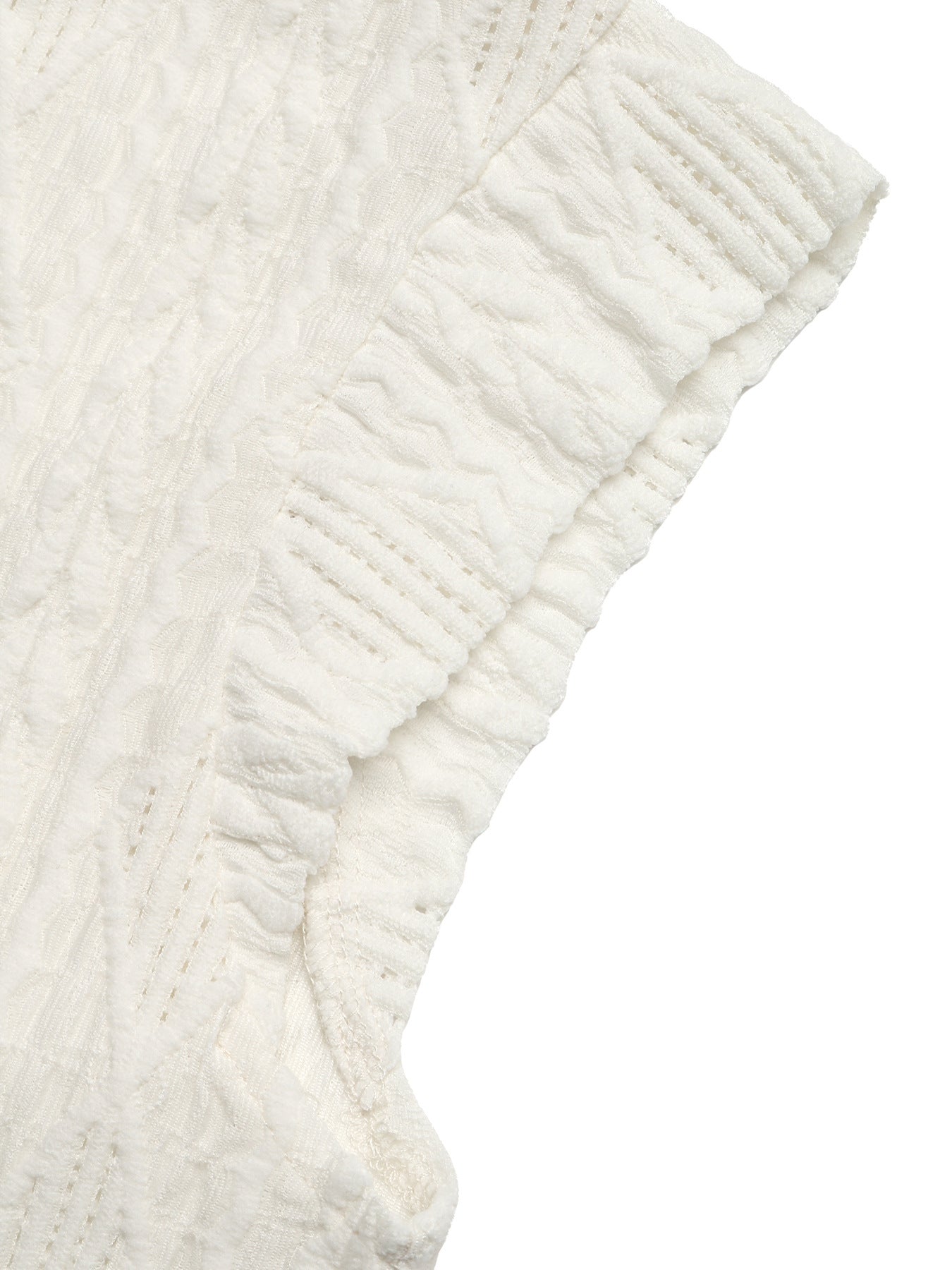 Diamond Cable Knit Sleeveless Top